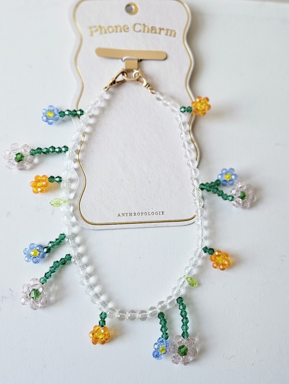 Anthropologie Daisy Beaded Phone Chain - Picture 8 of 9